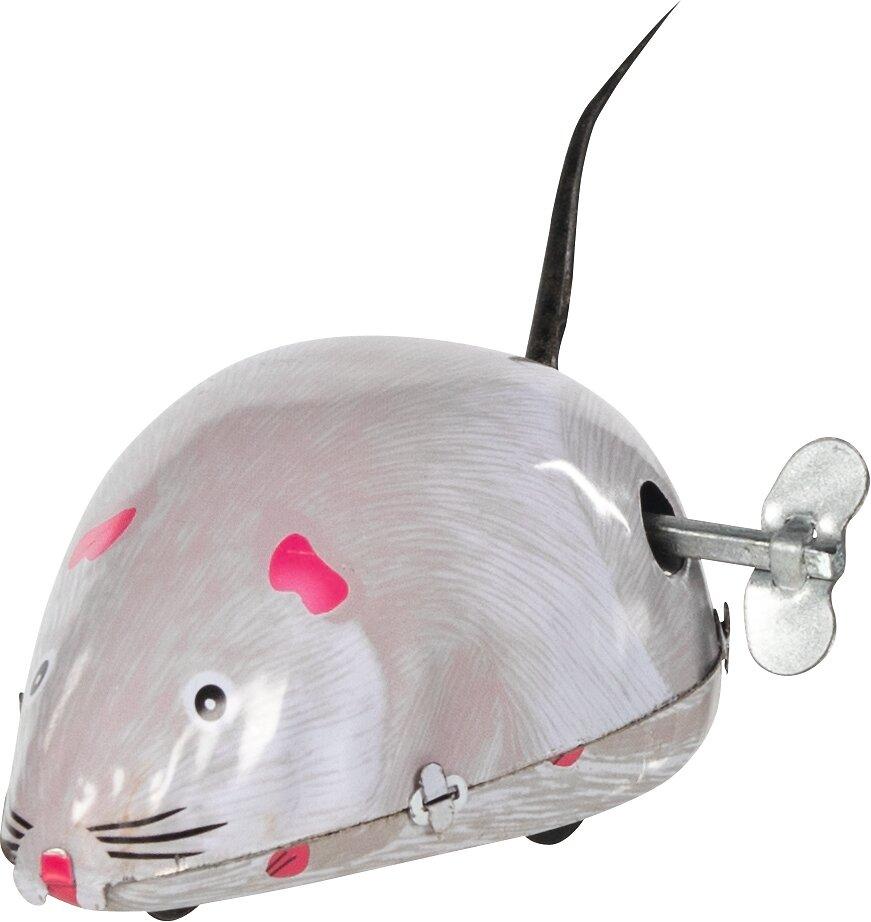 Blechmaus grau mit Aufziehmotor von goki