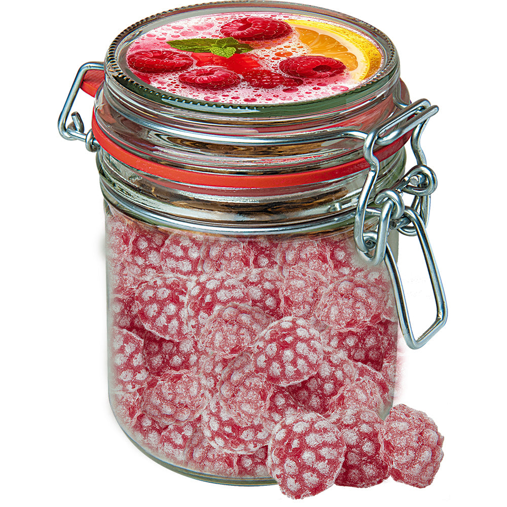 Bonbons im Glas Maxi mit Etikett