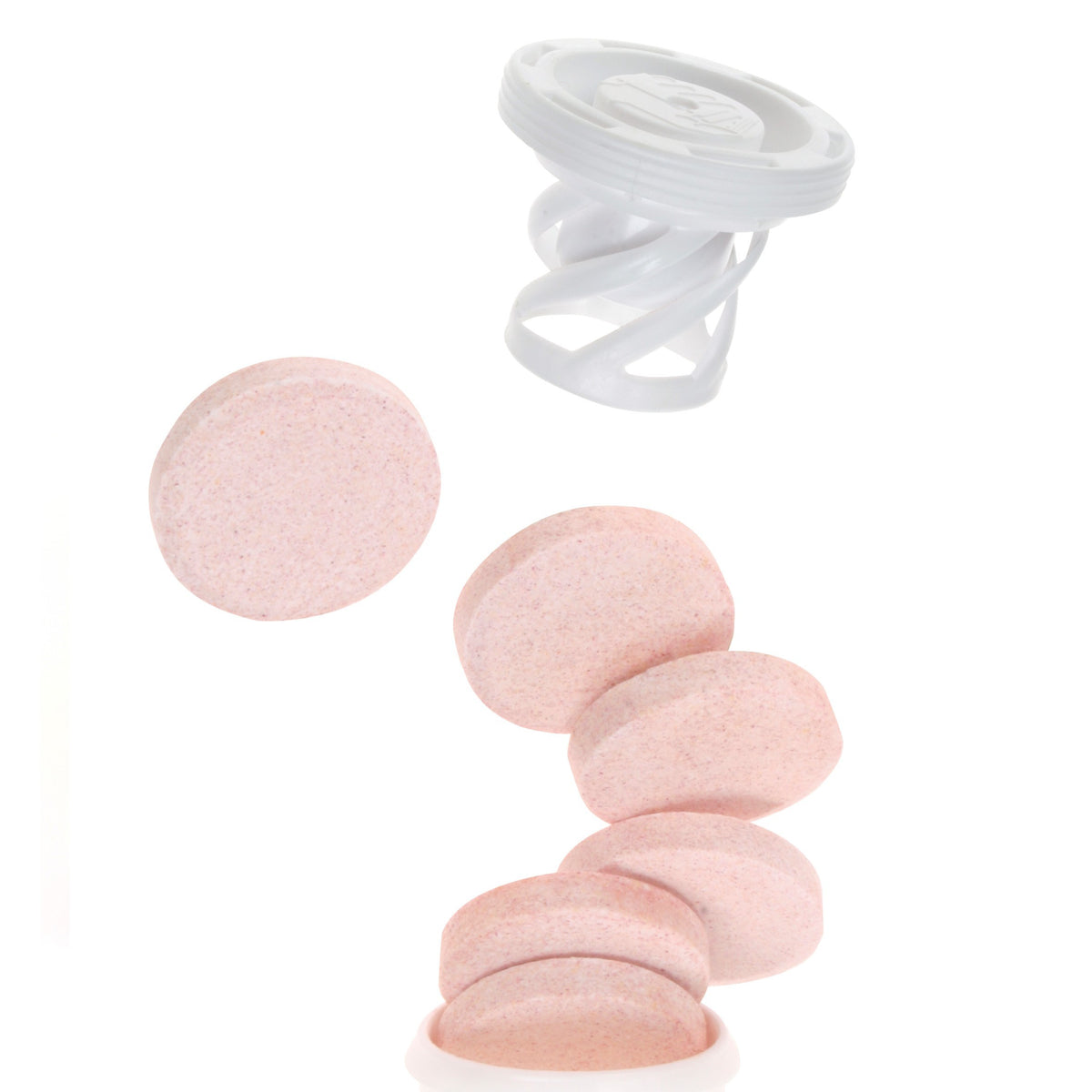 Brausetabletten Multivitamin 45 g Röhrchen mit Etikett rundum