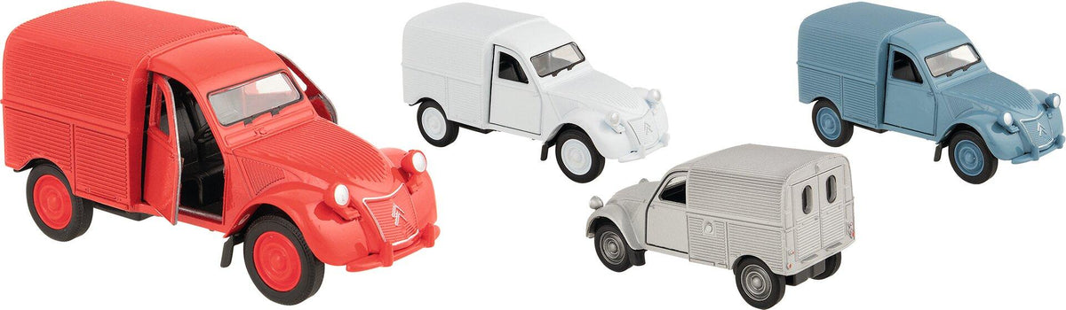 Citroen 2CV Fourgonnette als Modellauto aus Spritzguss