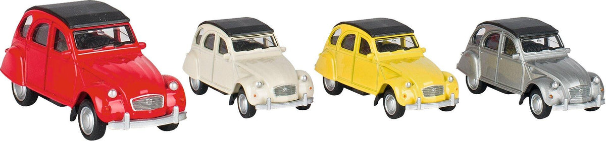 Citroen 2CV Modellauto klein im Maßstab 1:60