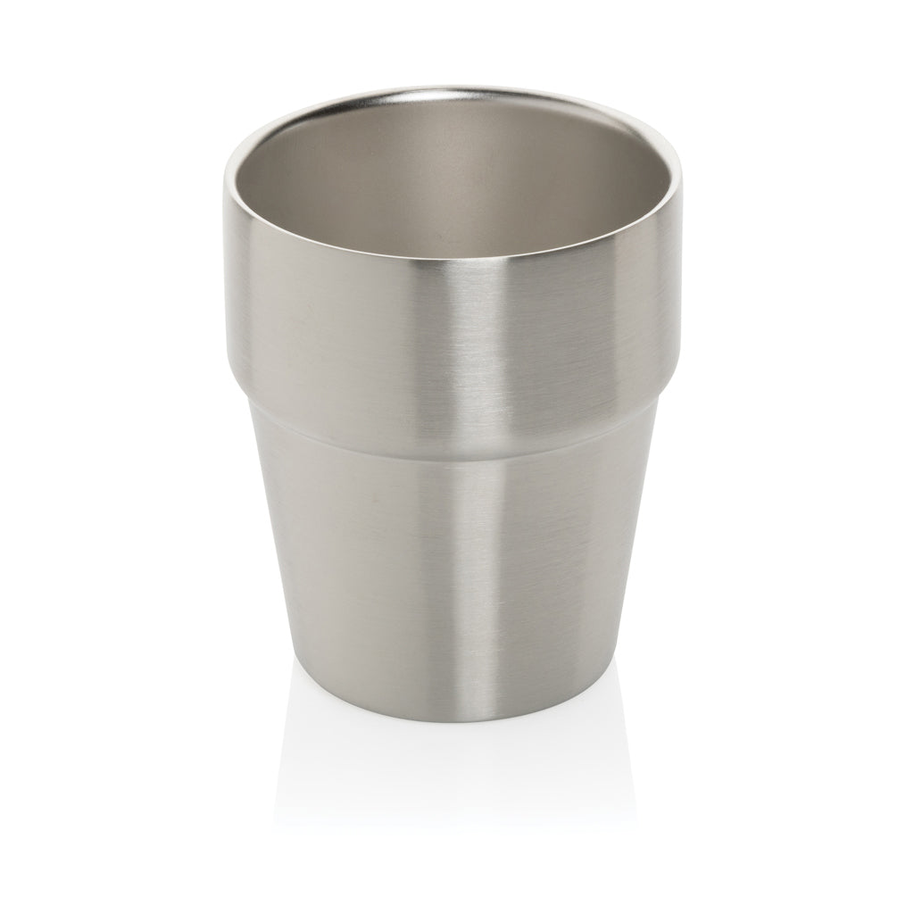 Clark Doppelwandige RCS Kaffeetasse 300ml – silber