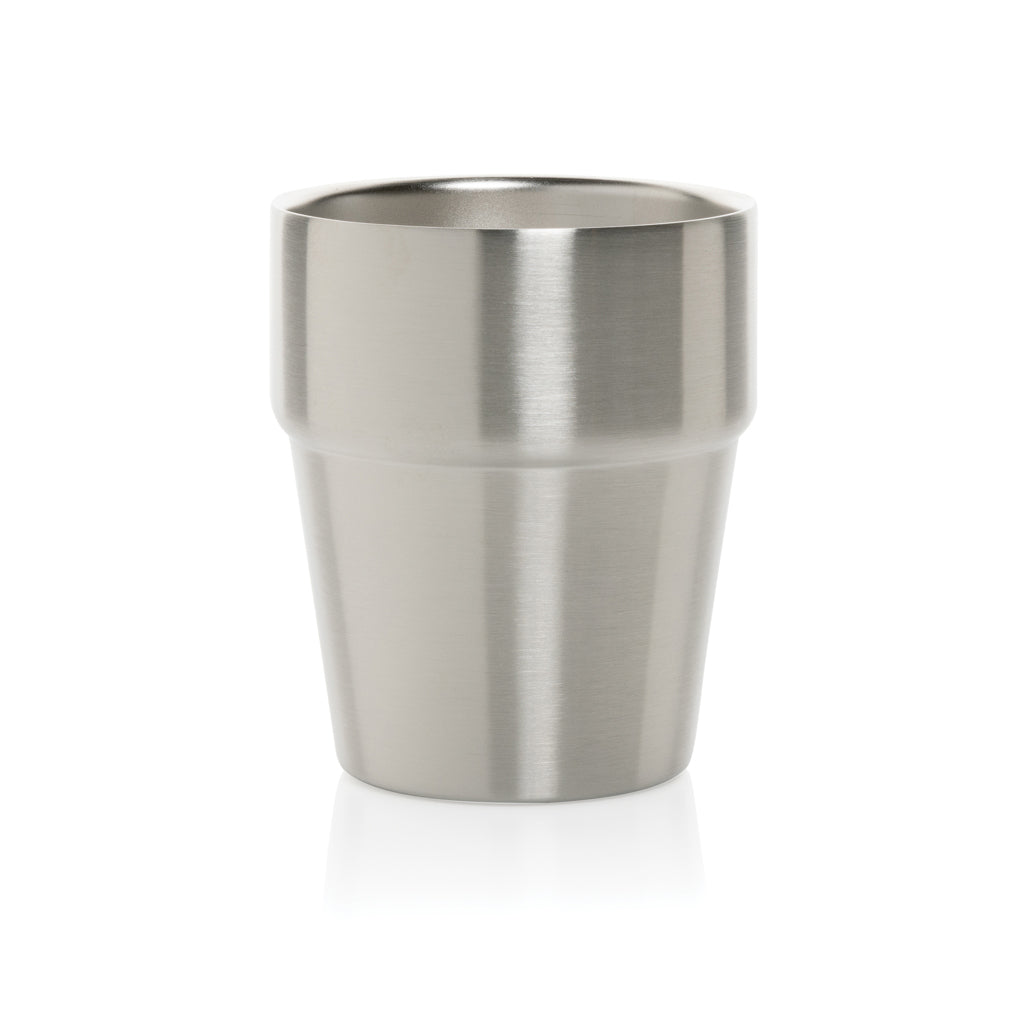 Clark Doppelwandige RCS Kaffeetasse 300ml – silber