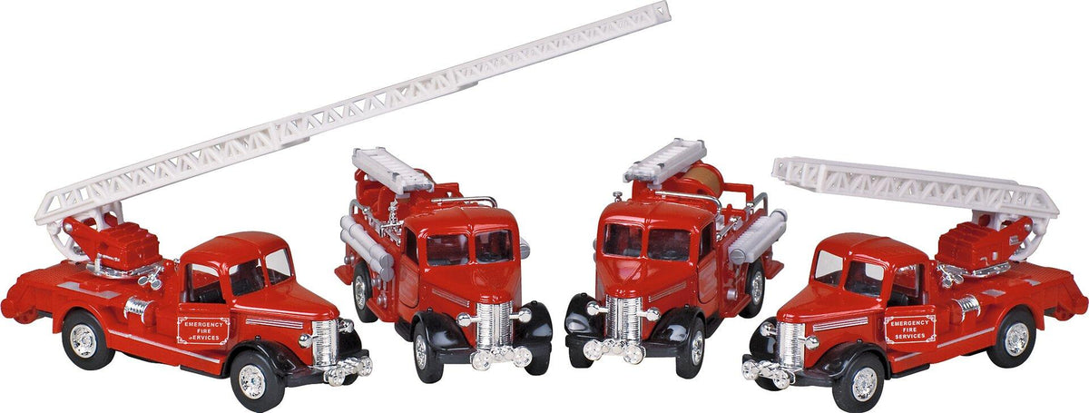 Classic Feuerwehr Modellauto mit Rückzugmotor