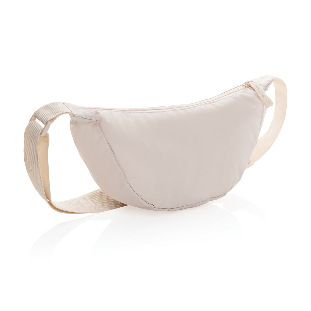 Crescent AWARE™ RPET Half-Moon Sling Tasche – beige
