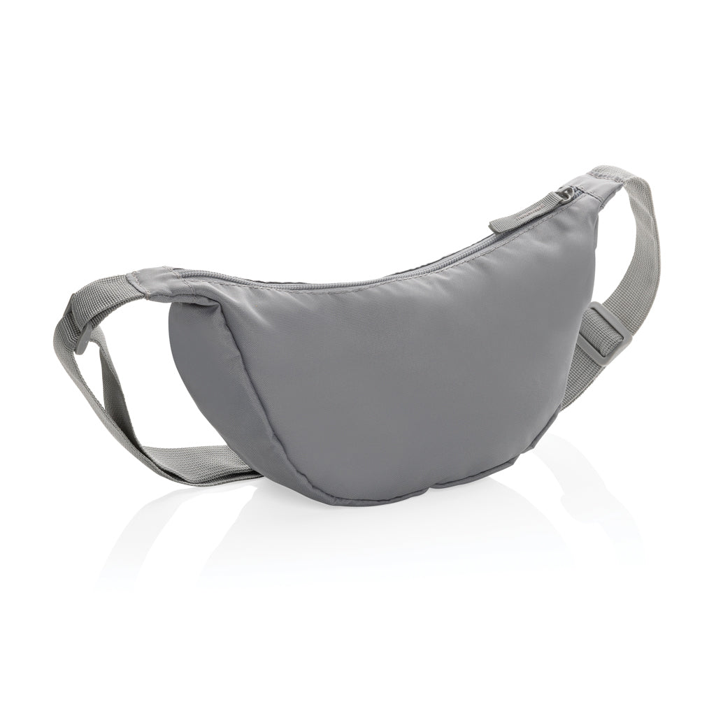 Crescent AWARE™ RPET Half-Moon Sling Tasche – Silbergrau