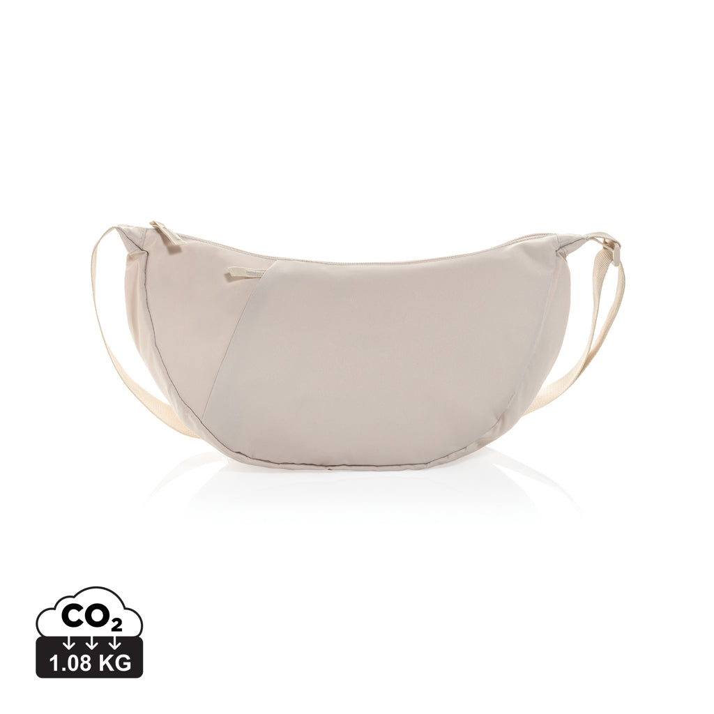 Crescent XL AWARE™ RPET Half-Moon Sling Tasche – beige