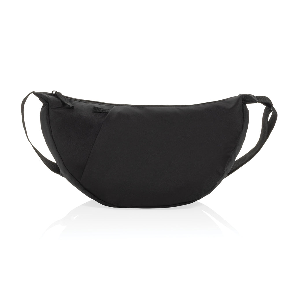 Crescent XL AWARE™ RPET Half-Moon Sling Tasche – schwarz