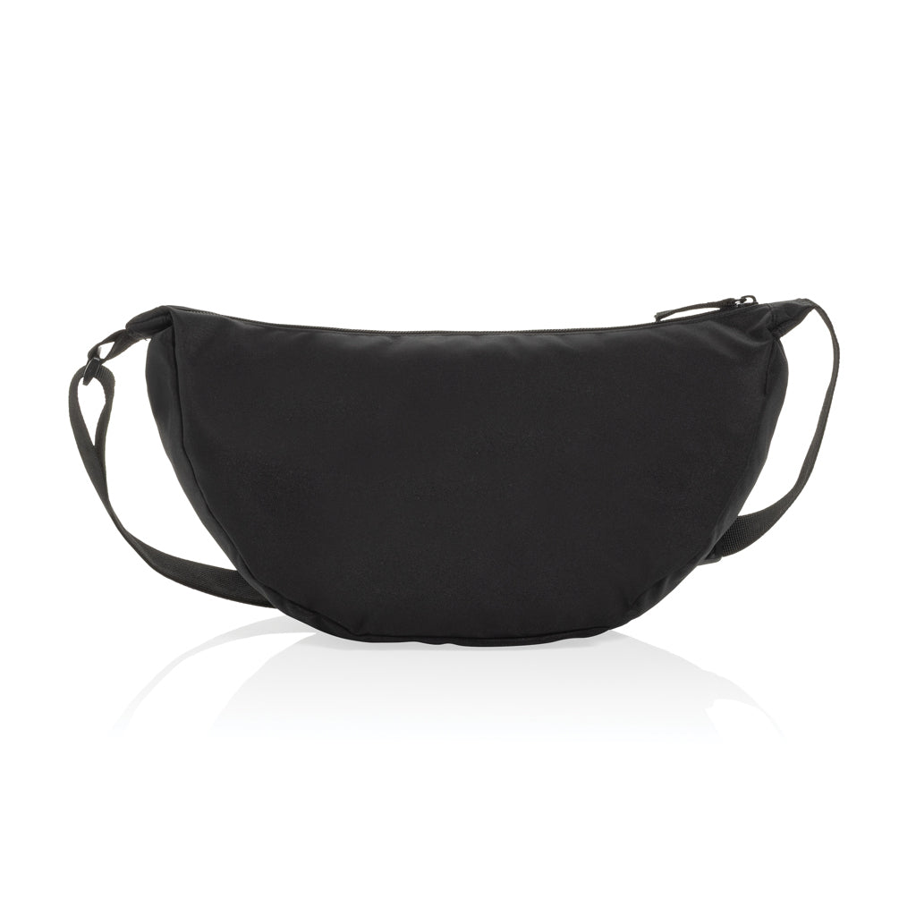 Crescent XL AWARE™ RPET Half-Moon Sling Tasche – schwarz