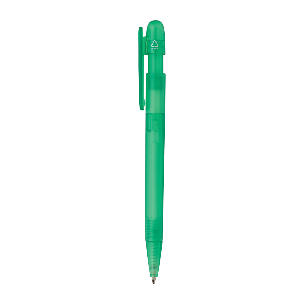 Devin transparenter Stift aus GRS zertifiziertem rABS – grün