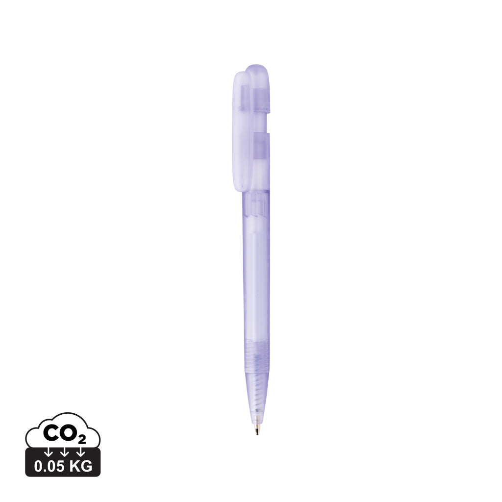Devin transparenter Stift aus GRS zertifiziertem rABS – lila