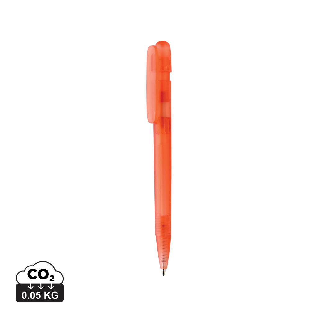 Devin transparenter Stift aus GRS zertifiziertem rABS – rot