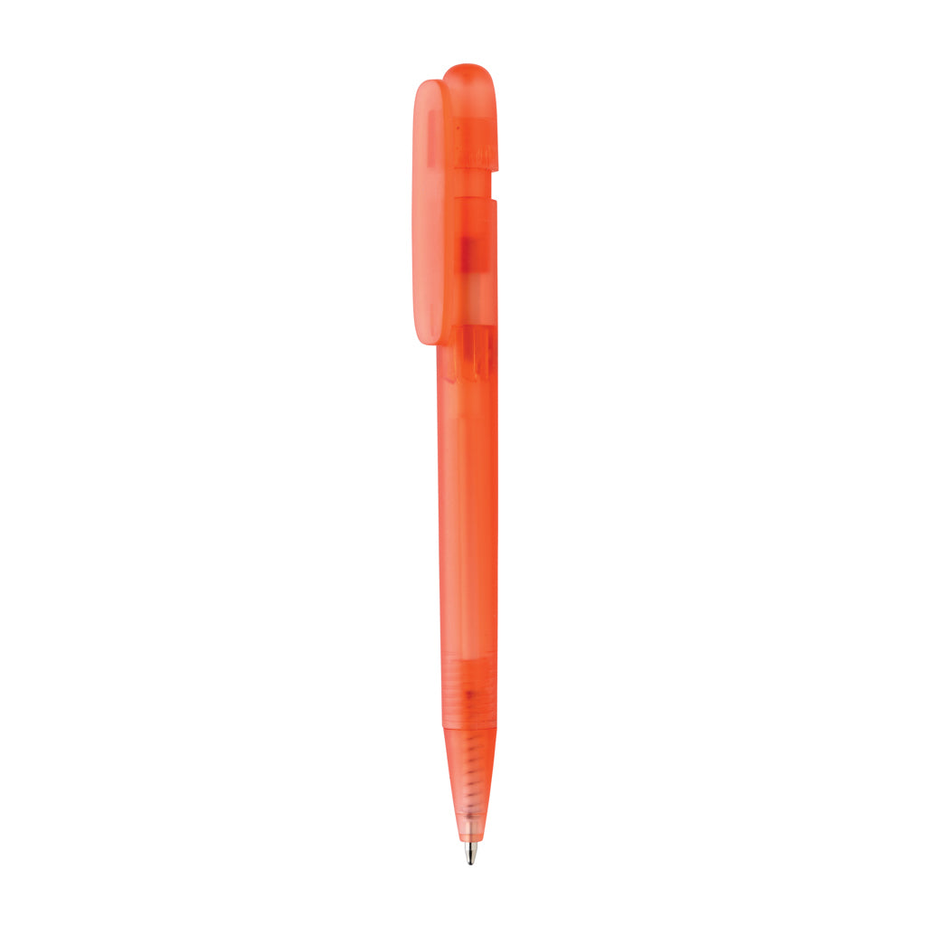 Devin transparenter Stift aus GRS zertifiziertem rABS – rot