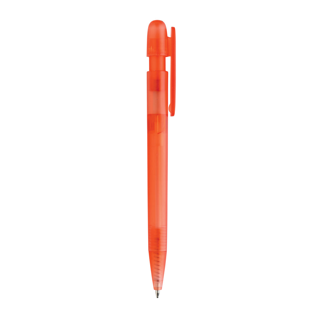 Devin transparenter Stift aus GRS zertifiziertem rABS – rot