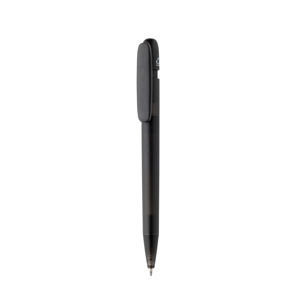 Devin transparenter Stift aus GRS zertifiziertem rABS – schwarz