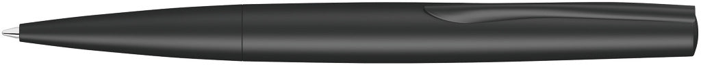 Drehkugelschreiber aus Metall mit mattschwarzer Lackierung – alle Farben