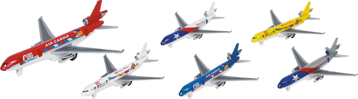 Düsenflugzeuge Spritzguss 19 x 15,5 x 3,5 cm von goki