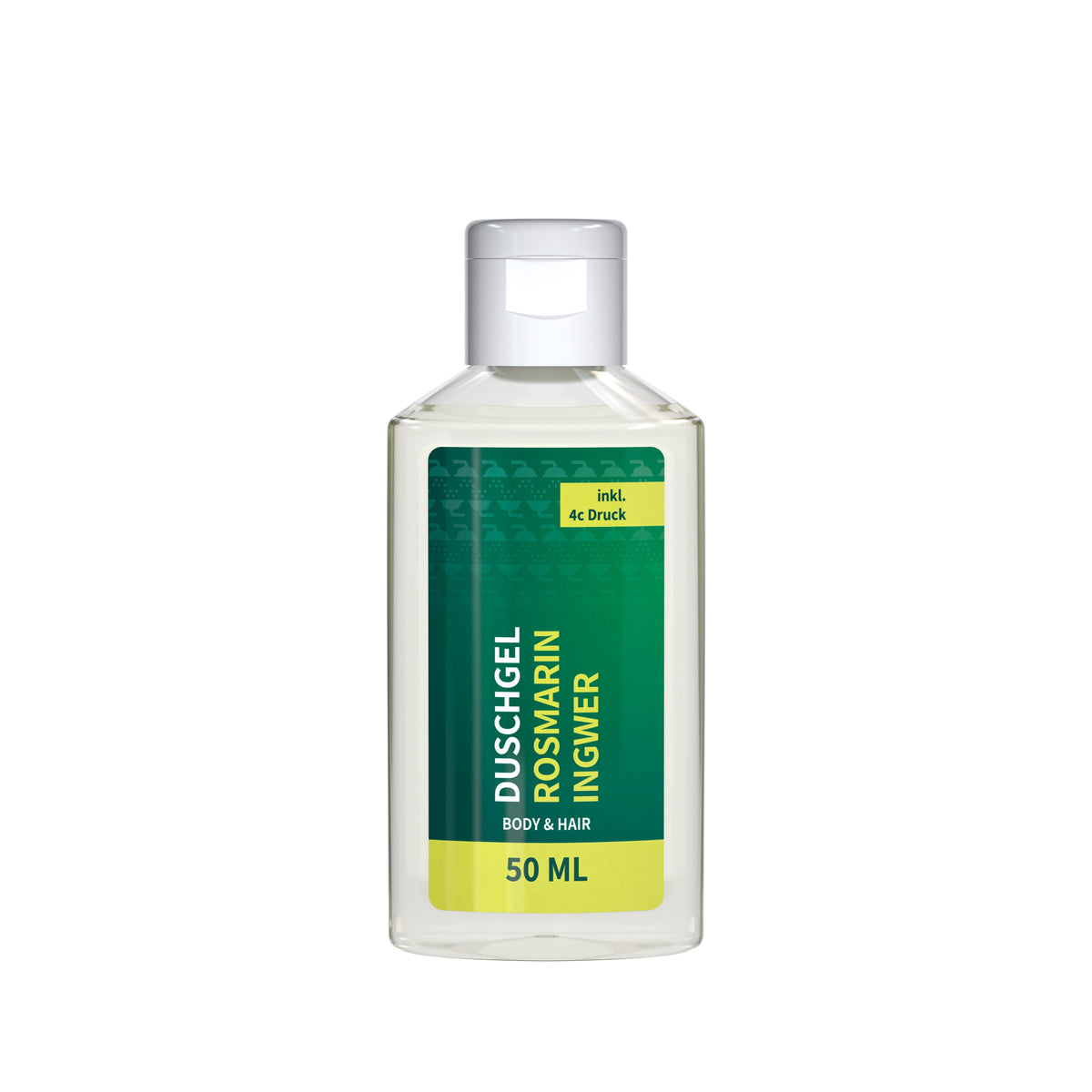 Duschgel Rosmarin Ingwer 50 ml Flasche mit Klappdeckel