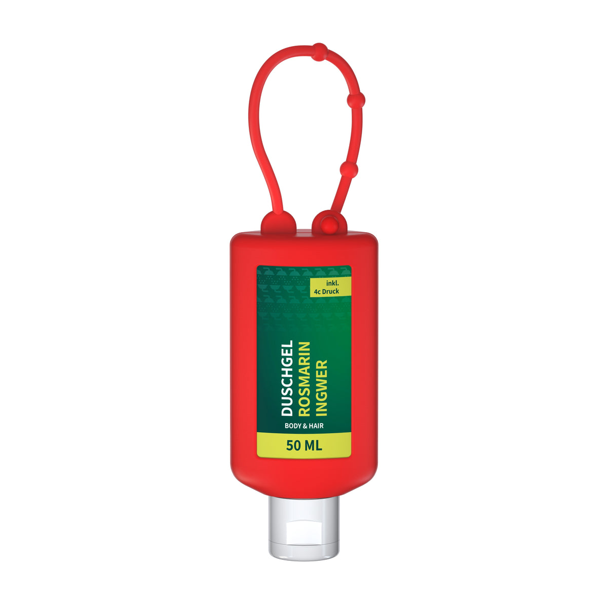 Duschgel Rosmarin Ingwer 50 ml Flasche zum Anhängen