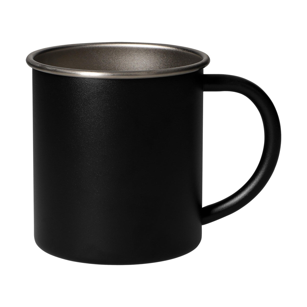 Edelstahlbecher „Adventura“, 340 ml – Schwarz