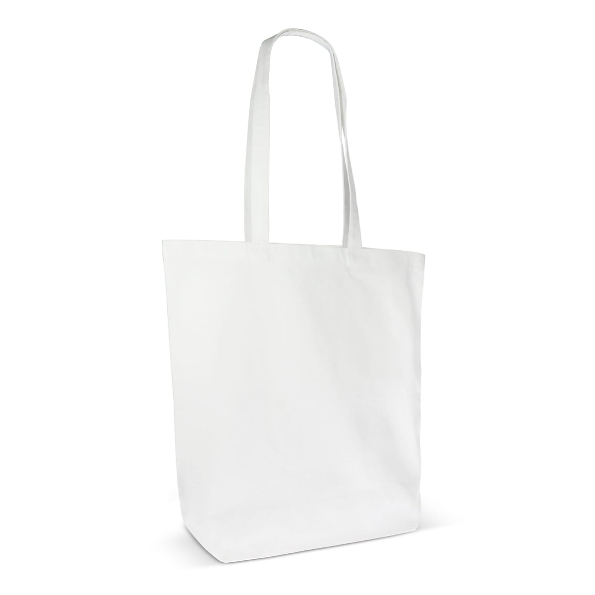 Einkaufstasche Baumwolle farbig lang 270g/m² 42x12x43 cm