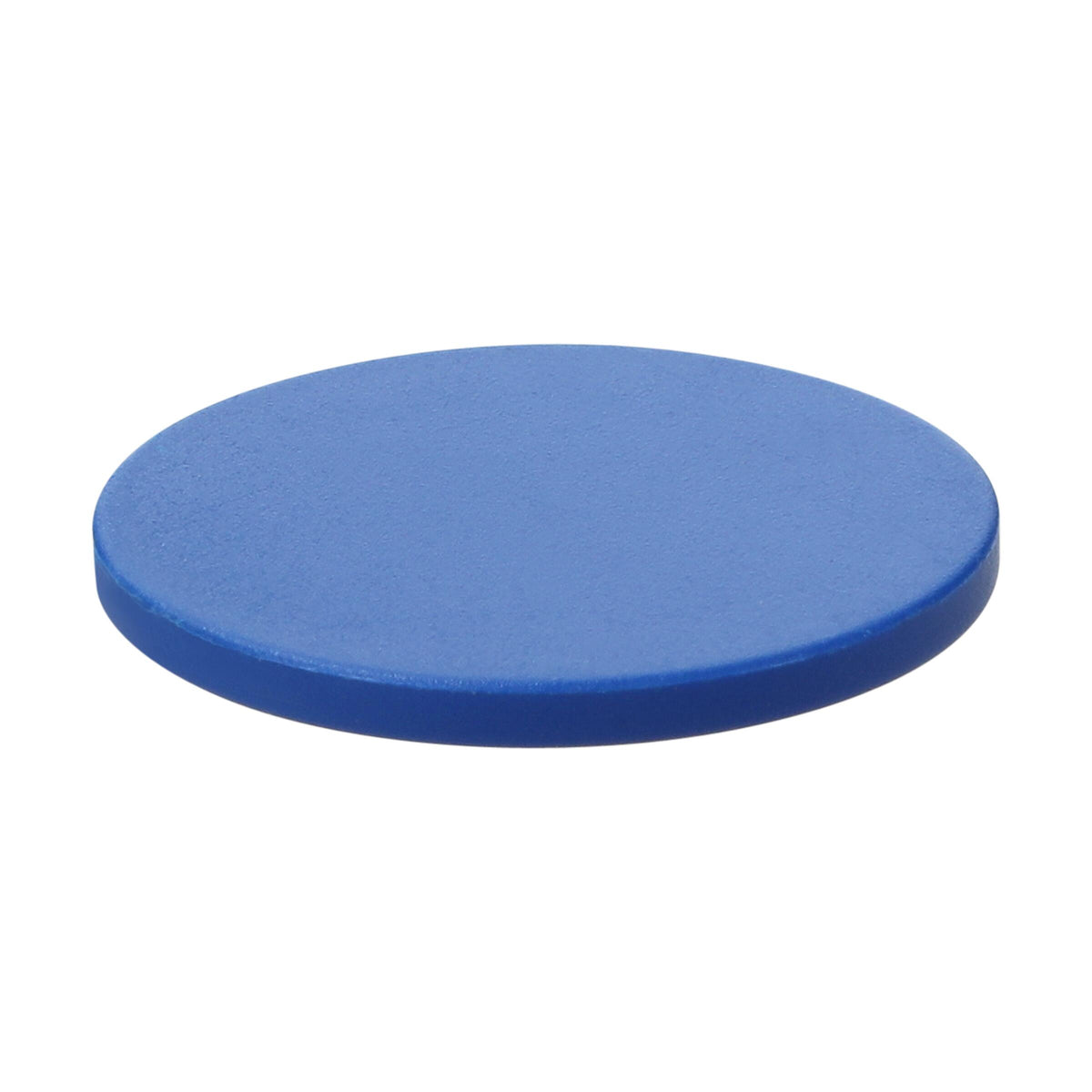 Einkaufswagenchip ohne Loch – Blau