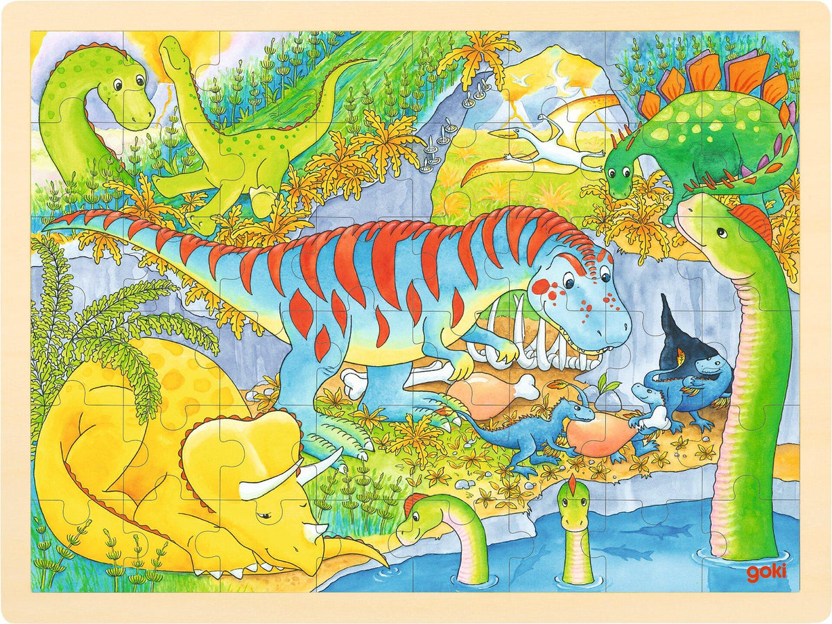 Einlegepuzzle Dinosaurier – Ansicht
