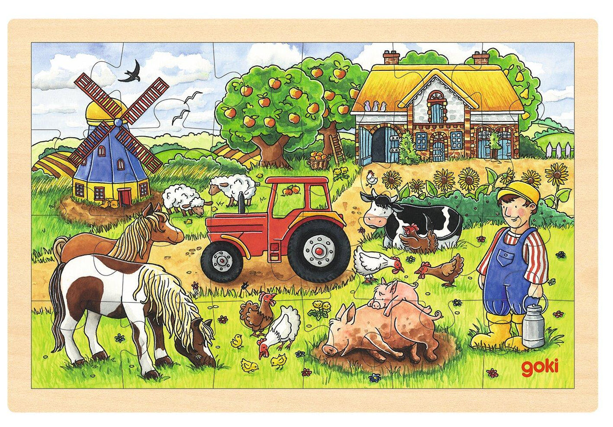 Einlegepuzzle Müllers Farm – Ansicht