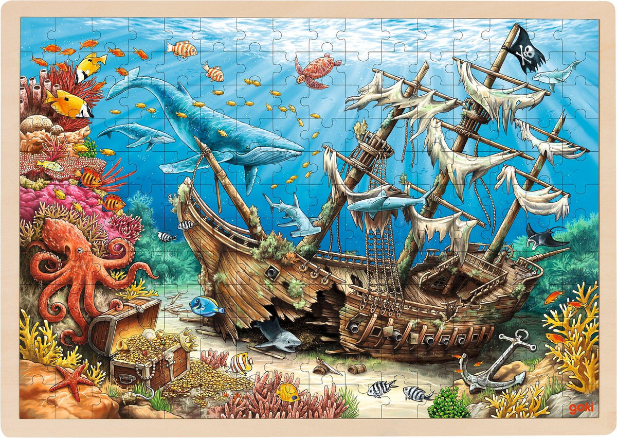 Einlegepuzzle Versunkenes Schiff Santa Elena mit 192 Teilen