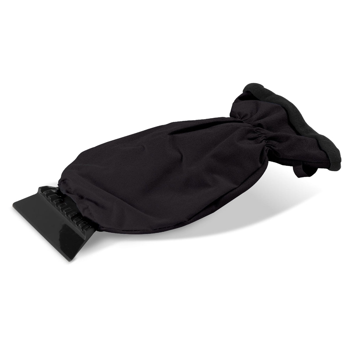 Langer Eiskratzer mit Handschuh