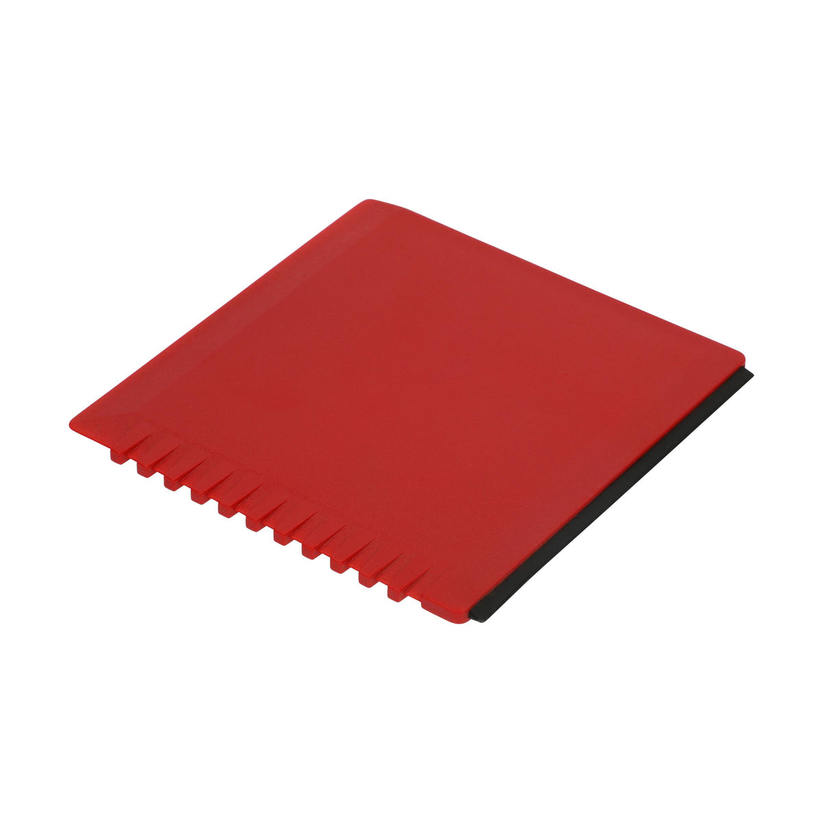 Eiskratzer „Quadrat“ mit Wasserabstreifer – Rot