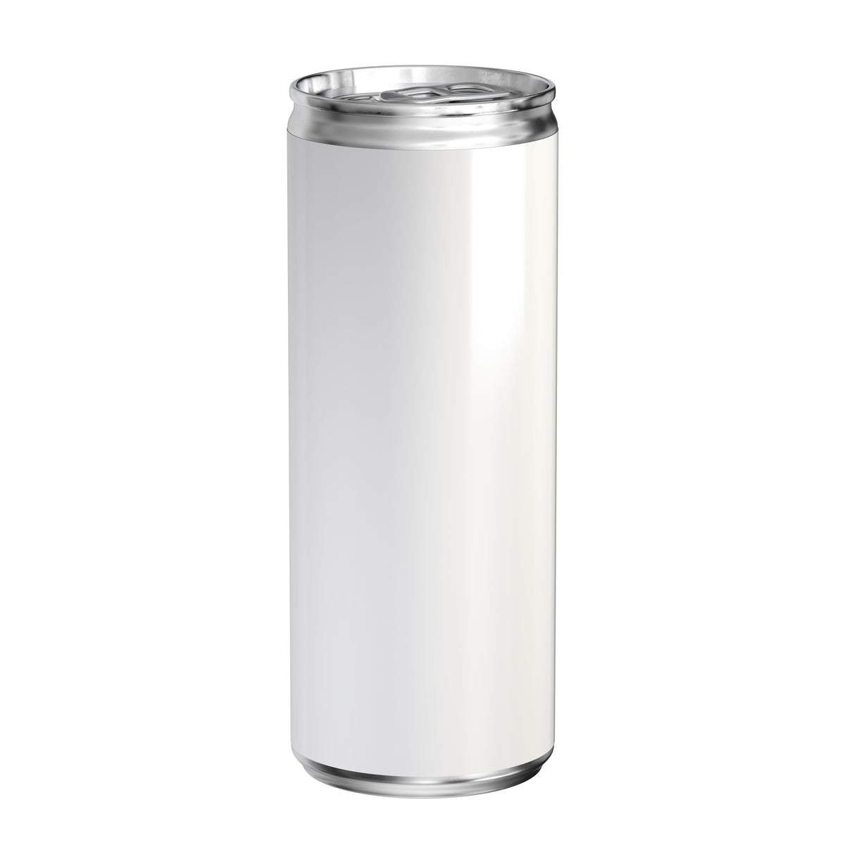 Energy Drink 250 ml Dose mit Etikett rundum