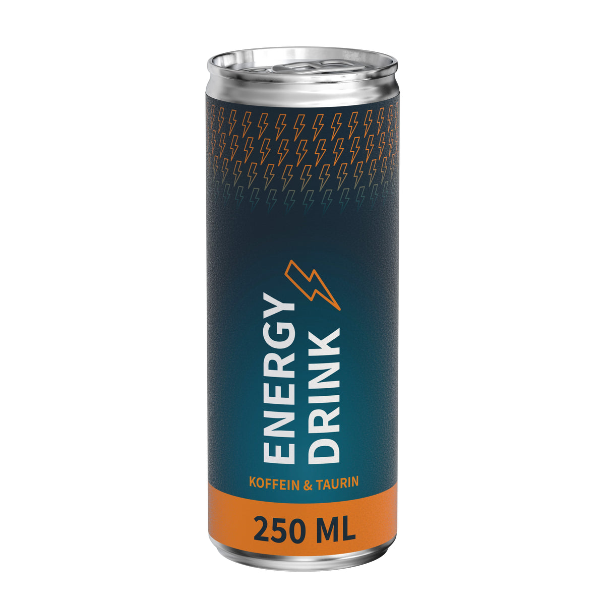 Energy Drink Classic 250 ml Dose mit Papieretikett