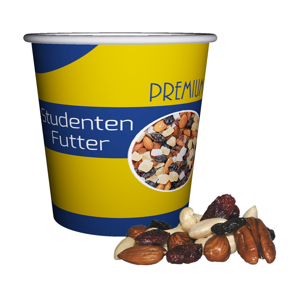 Erdnussmischungen im Snackbecher Mini – Premium Studentenfutter, ca. 40 g