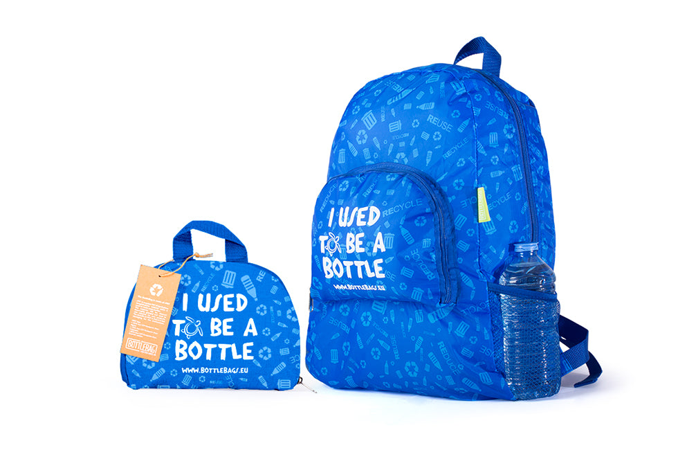 Faltbarer Rucksack mit vollflächigem Fotodruck