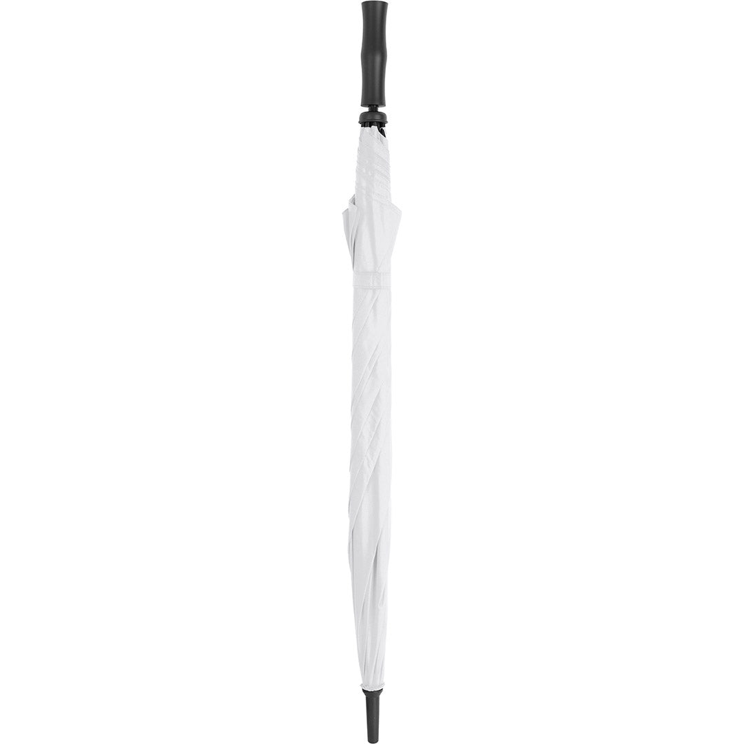 FARE Golfschirm Fiberglas mit Handöffnung – Weiß