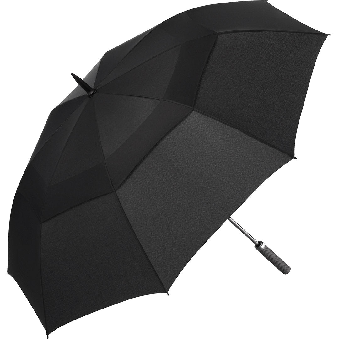 FARE Golfschirm Fibermatic XL Vent mit Futteral – Schwarz