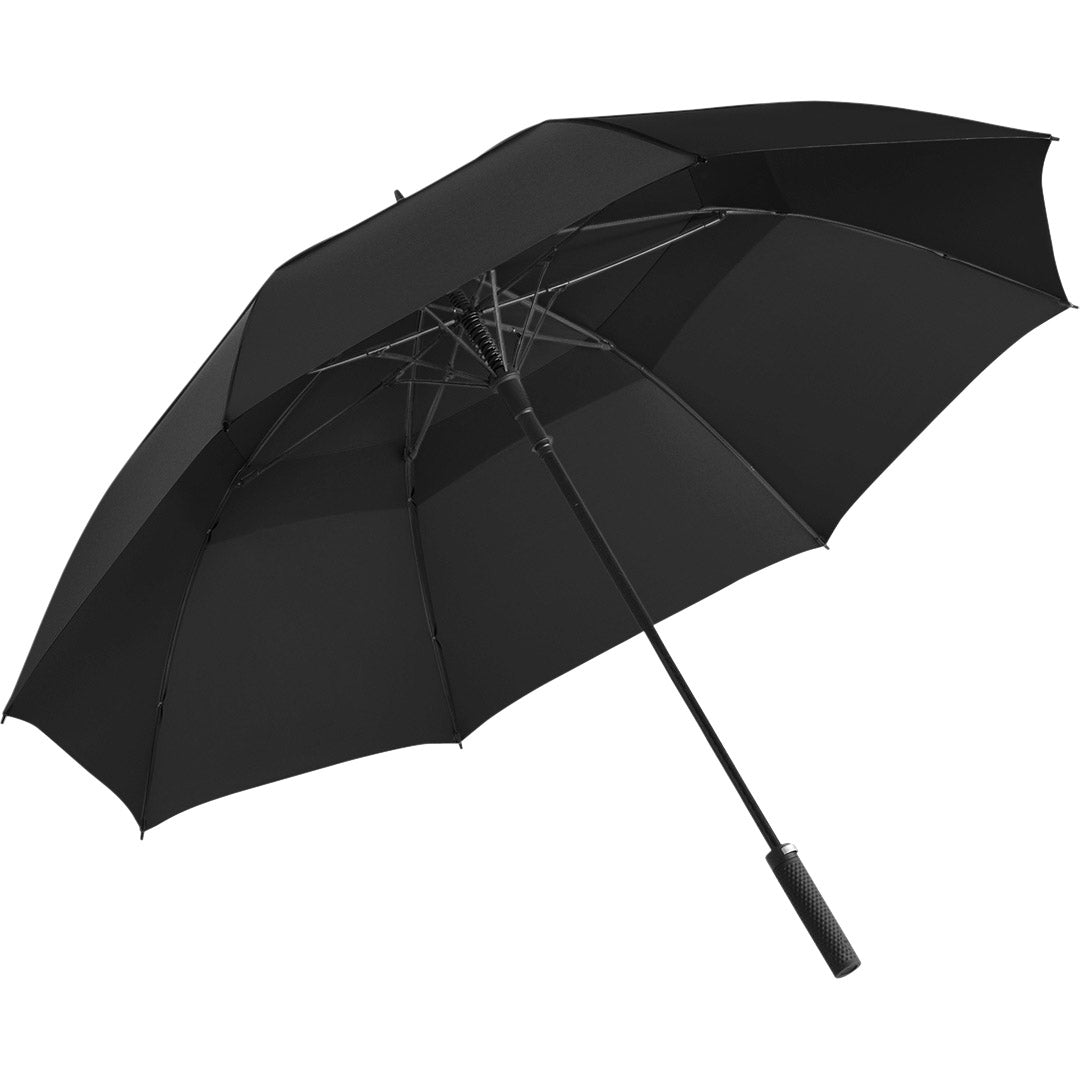 FARE Golfschirm Fibermatic XL Vent mit Futteral – Schwarz