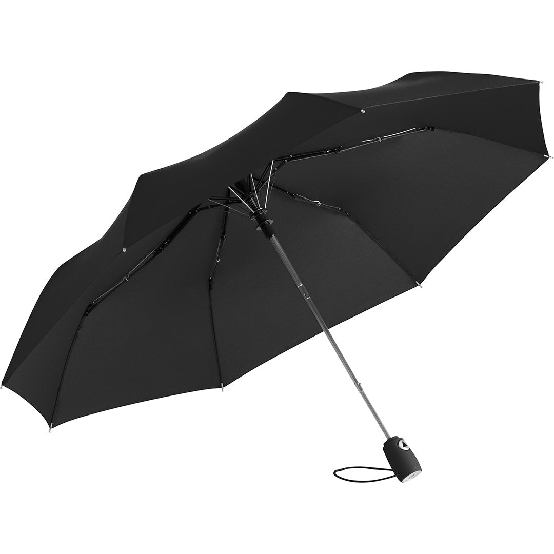 FARE Mini Taschenschirm AC mit Automatik – Schwarz