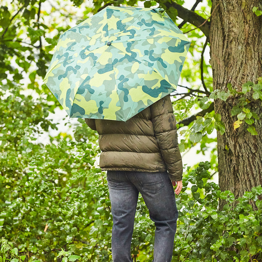 FARE Mini Taschenschirm AOC Camouflage – Oliv / Kombi