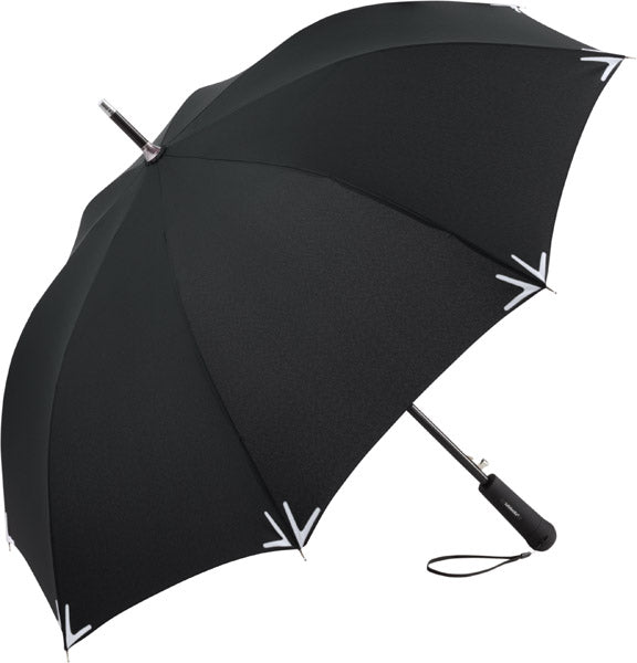 FARE Safebrella LED Stockschirm mit Automatik – Schwarz