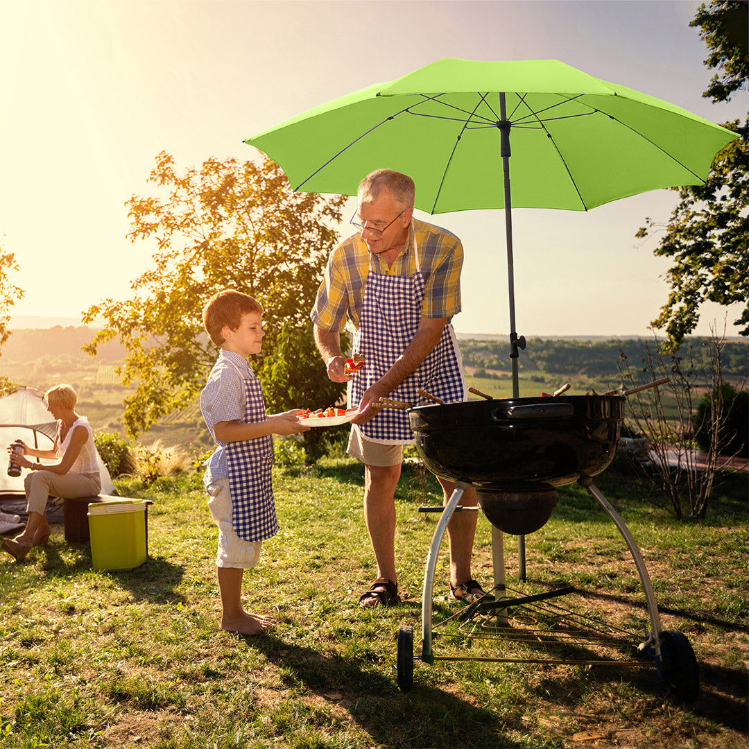 FARE Sonnenschirm XL mit Ventilation – Grasgrün