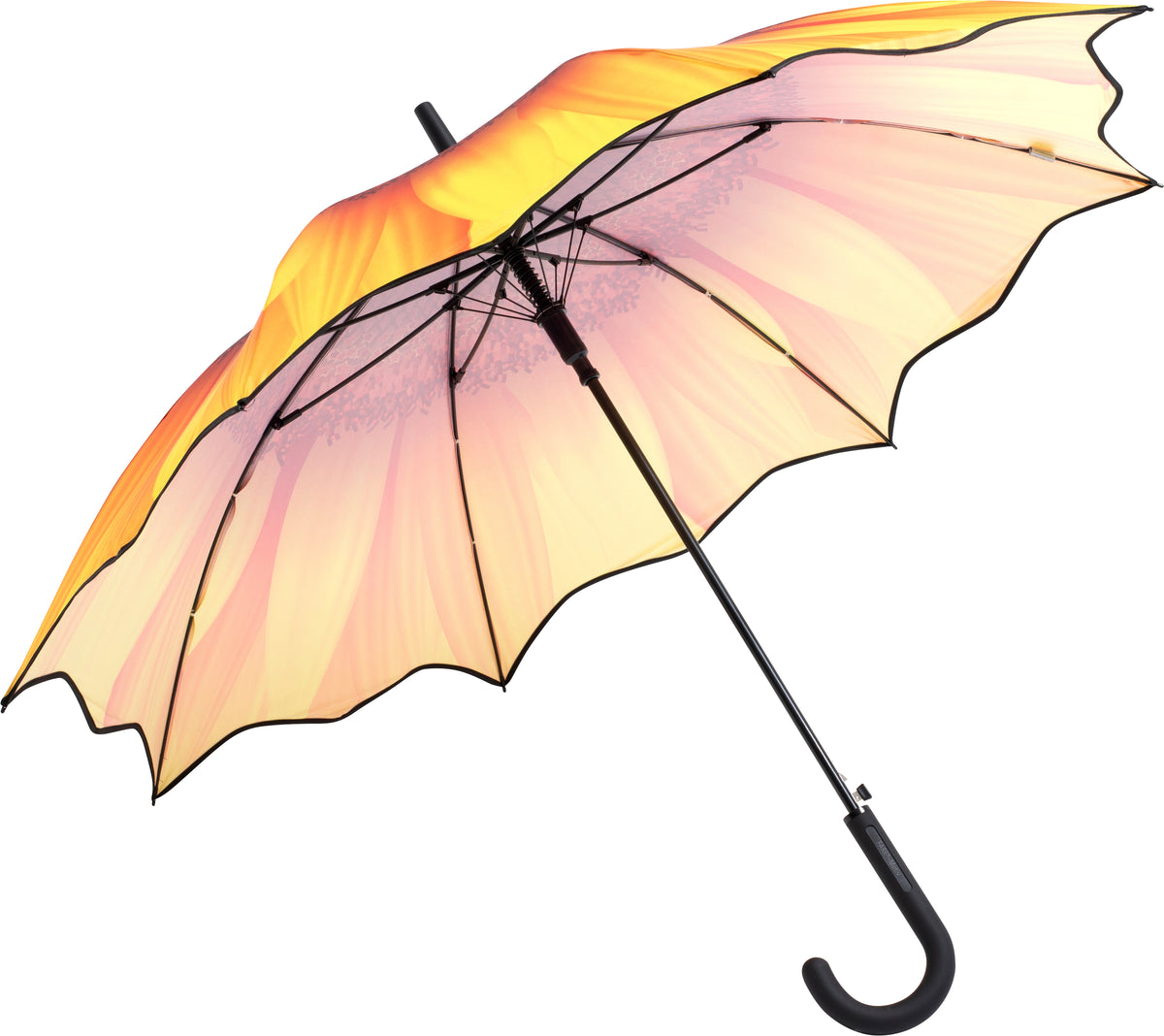 FARE Stockschirm Motiv mit Sonnenblume oder Blättern – Sonnenblumen / Design
