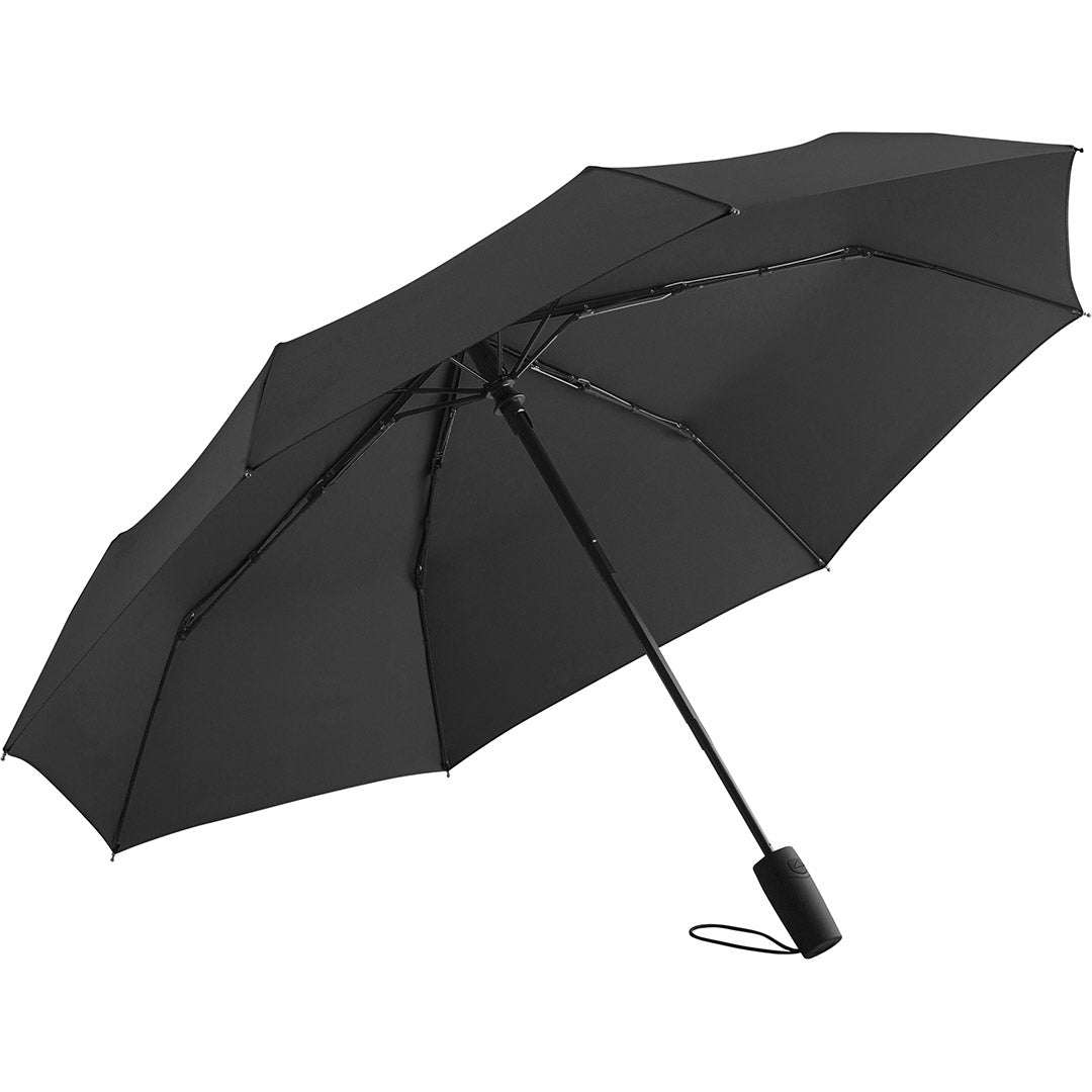 FARE Taschenschirm AC Windproof PLUS in 10 Farben – Schwarz
