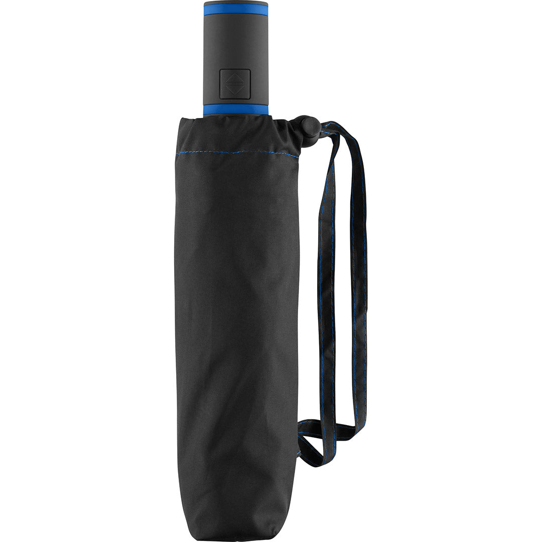 FARE Taschenschirm AOC Mini Style – Schwarz / Euroblau