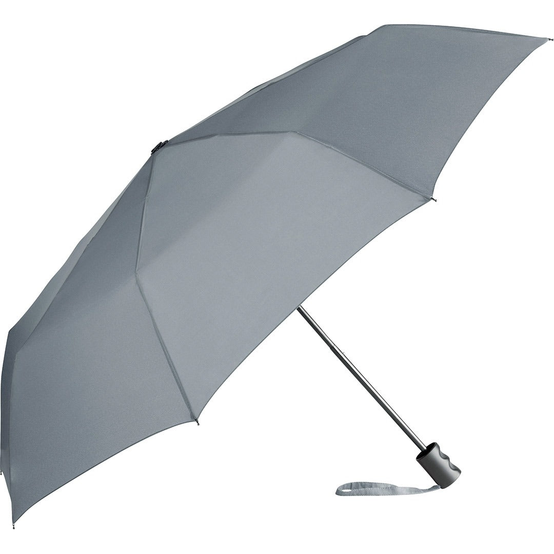 FARE Taschenschirm Handöffner mit Windproof PLUS – Grau wS
