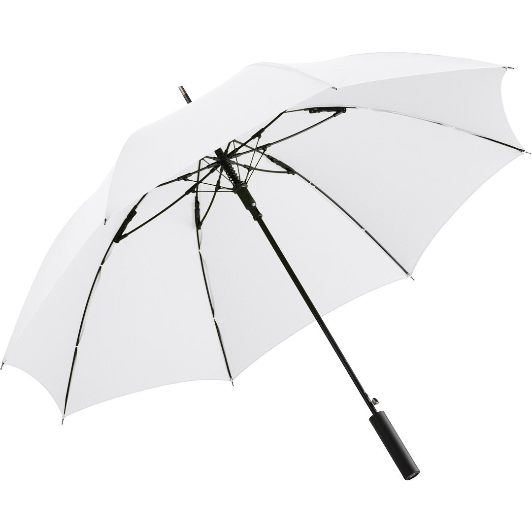 FARE Windproof PLUS Stockschirm mit geradem Griff – Weiß