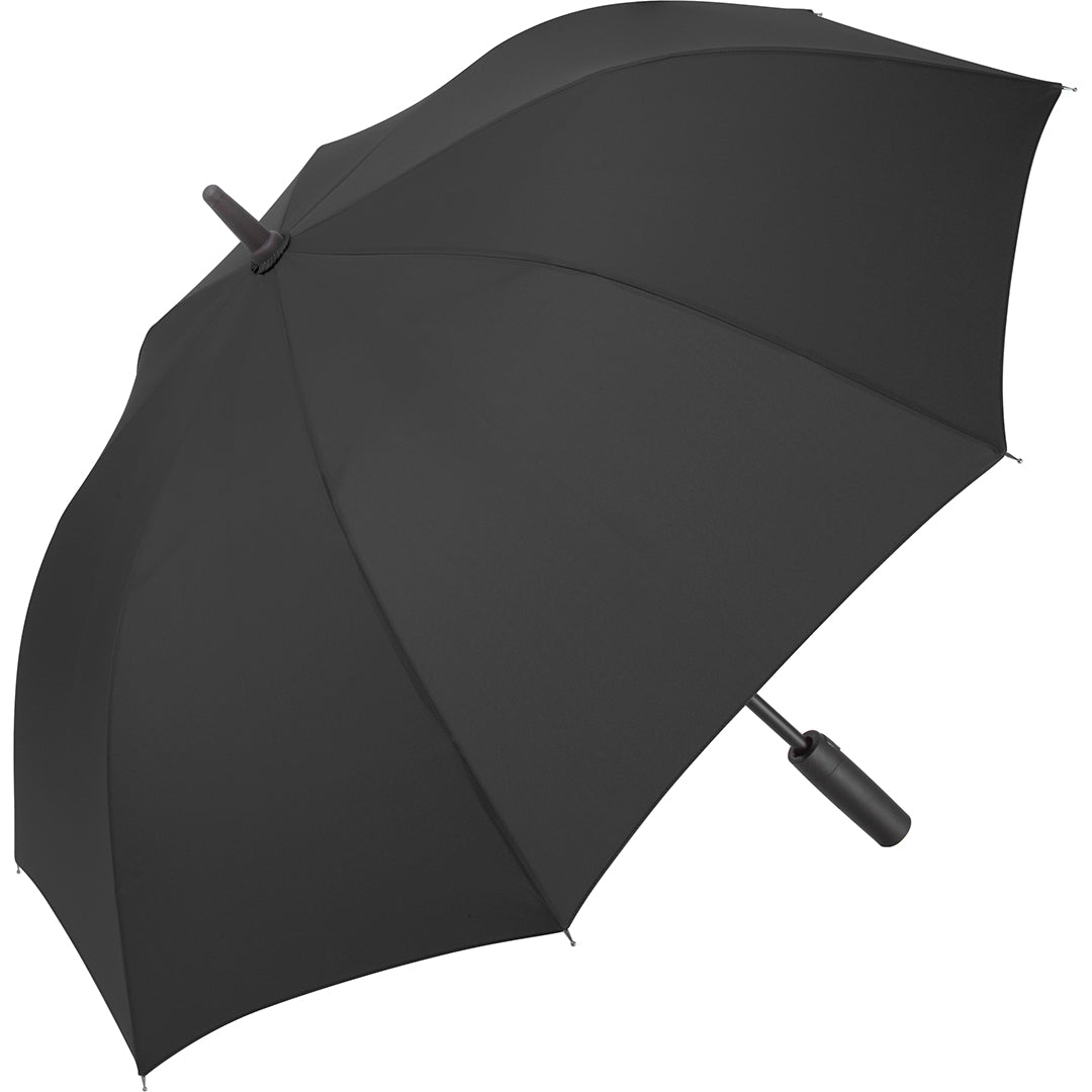 FARE Windproof PLUS Stockschirm mit Soft Feel Griff – Schwarz