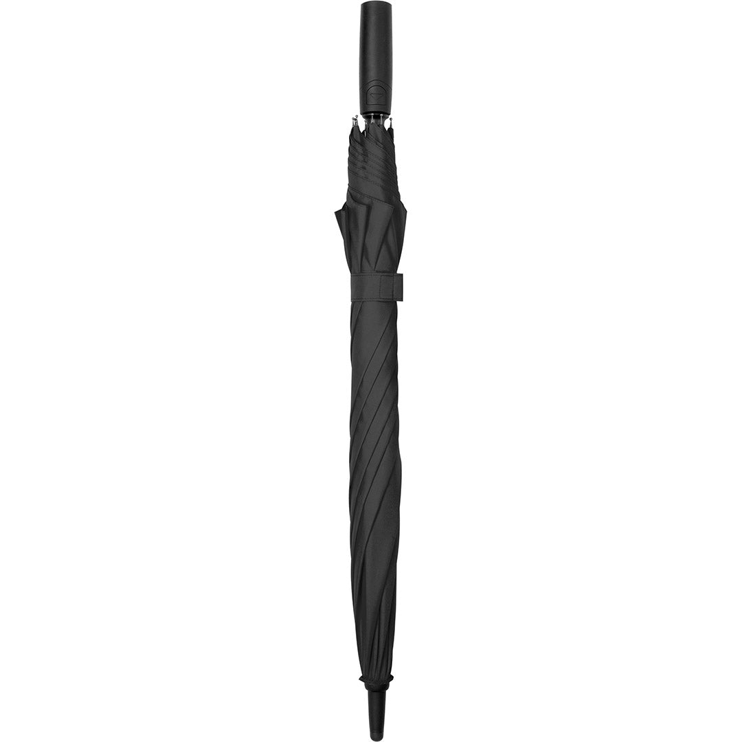 FARE Windproof PLUS Stockschirm mit Soft Feel Griff – Schwarz