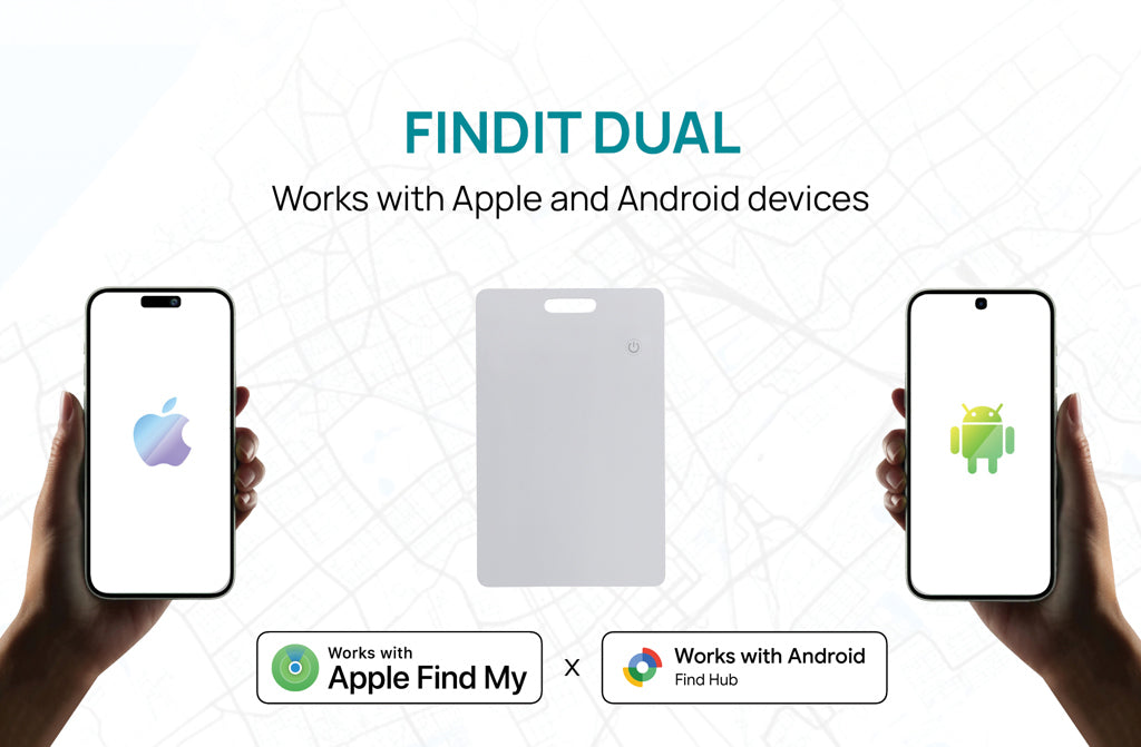 Findit Dual aufladebare RCS Ultra-Thin-Finder-Card